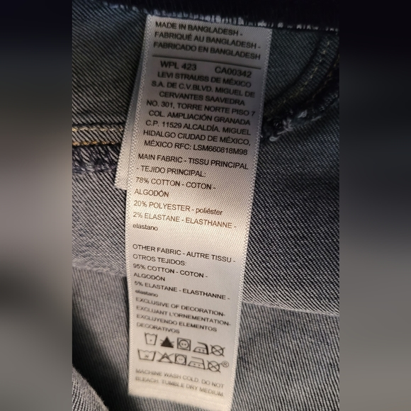 SIGNATURE by LEVI Skinny Jeans  Maternity Size Medium Excellent Condition - Picture 5 of 5